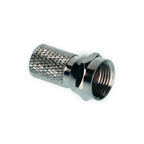 Antennenstecker Type F für TV-Antennenkabel Aussendurchmesser 7 mm Antennenstecker Type F für TV-Antennenkabel Aussendurchmesser 7 mm