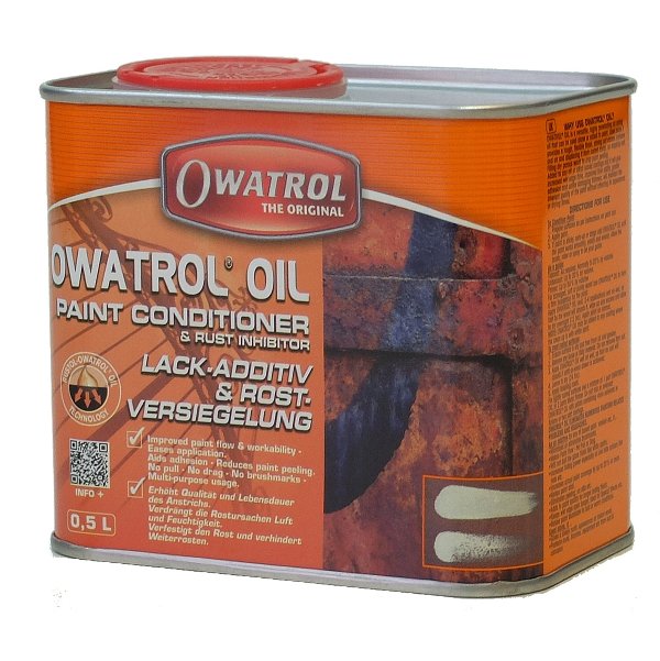 Owatrol Oil - multifunktionales Rost-Additiv für Lacke, 500 ml Owatrol Oil - multifunktionales Rost-Additiv für Lacke, 500 ml