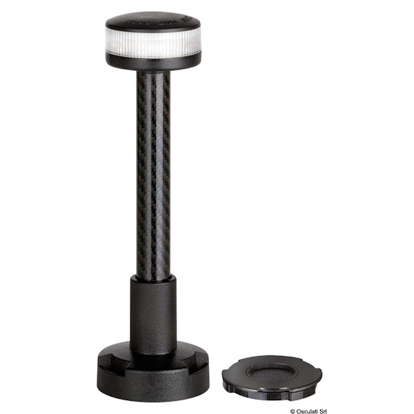 Osculati 360° abnehmbare Stab-Rundumleuchte 100 cm 12 V mit Halterung