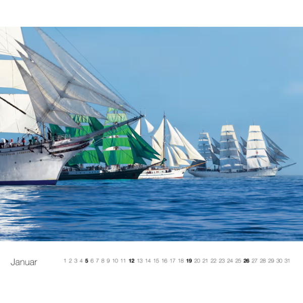 Windjammer 2025, Kalender