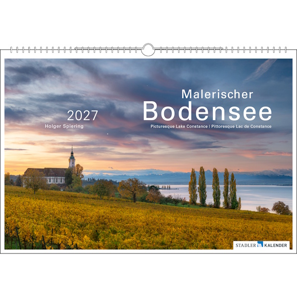 Malerischer Bodensee 48 x 33 cm - Stadler Kalender 2027