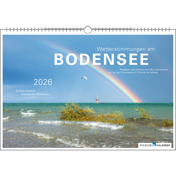 Wetterstimmungen am Bodensee - Stadler Kalender 2026 48 x 33 cm Wetterstimmungen am Bodensee - Stadler Kalender 2026 48 x 33 cm