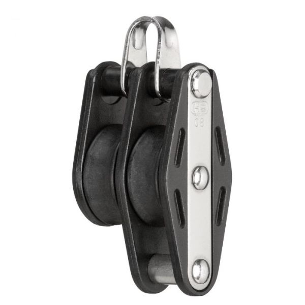 2576 HS Doppel-Gleitlagerblock mit Bügel und Hundsfott, 8 mm 2576 HS Doppel-Gleitlagerblock mit Bügel und Hundsfott, 8 mm