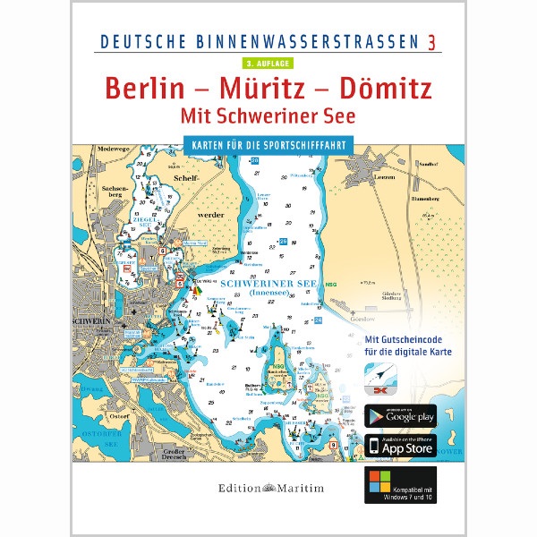 Deutsche Binnenwasserstraßen 3, Berlin - Müritz - Dömitz / Mit Schweriner See