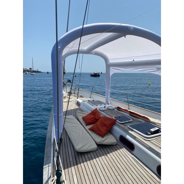 Decktent - aufblasbares Bimini M weiß Decktent - aufblasbares Bimini M weiß