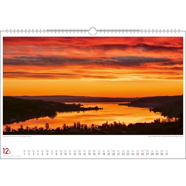 Malerischer Bodensee 48 x 33 cm - Stadler Kalender 2027