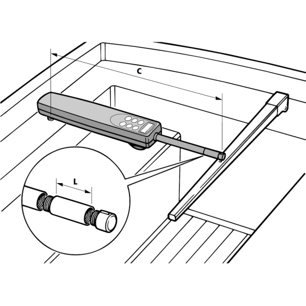 Zubehör für Raymarine ST - Autopiloten: Schubstangenverlängerung, D 005, 7,6 cm