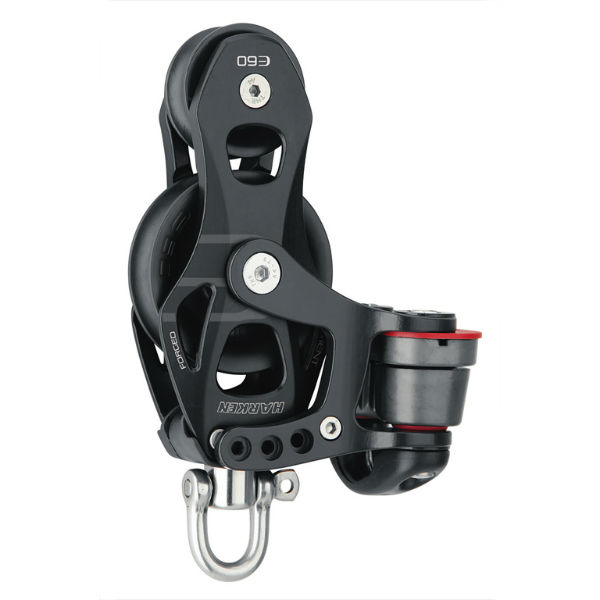 Harken Element 60mm Violinblock mit Cam-Matic H6265 Harken Element 60mm Violinblock mit Cam-Matic H6265