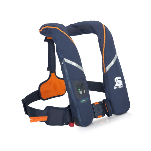 SECUMAR Automatikrettungsweste Survival, 275 N, dunkelblau/orange