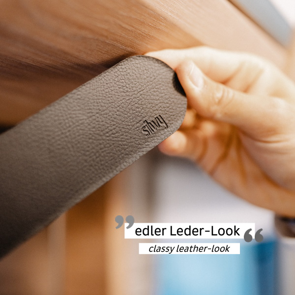 Silwy Metall-Leiste 50 cm BLACK für Magnetgläser Silwy Metall-Leiste 50 cm BLACK für Magnetgläser