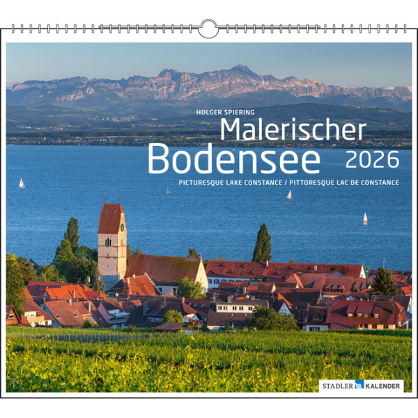 Malerischer Bodensee - Stadler Kalender 2026 - 35 x 31cm Malerischer Bodensee - Stadler Kalender 2026 - 35 x 31cm