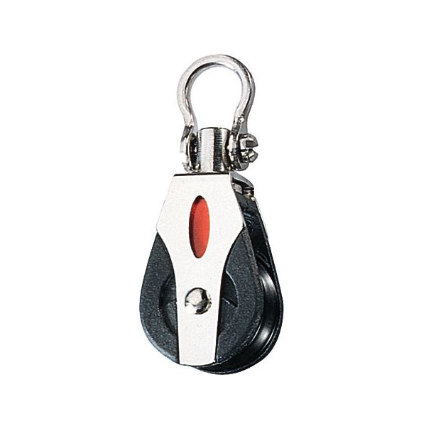 Ronstan Serie 20 Einfachblock mit Wirbel u. Schäkel Ronstan Serie 20 Einfachblock mit Wirbel u. Schäkel
