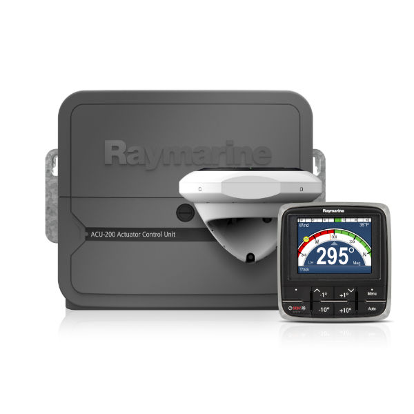 Raymarine Autopilot Evolution EV-200 Power mit p70Rs Bedieneinheit, ACU-200, EV-1 und Kabelsatz (passend für Antriebe Typ 1)