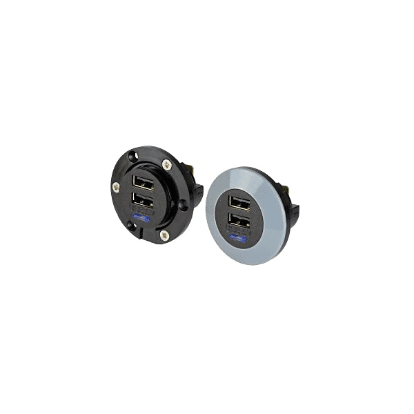 Philippi USB Einbau-Doppel-Ladesteckdose Philippi USB Einbau-Doppel-Ladesteckdose