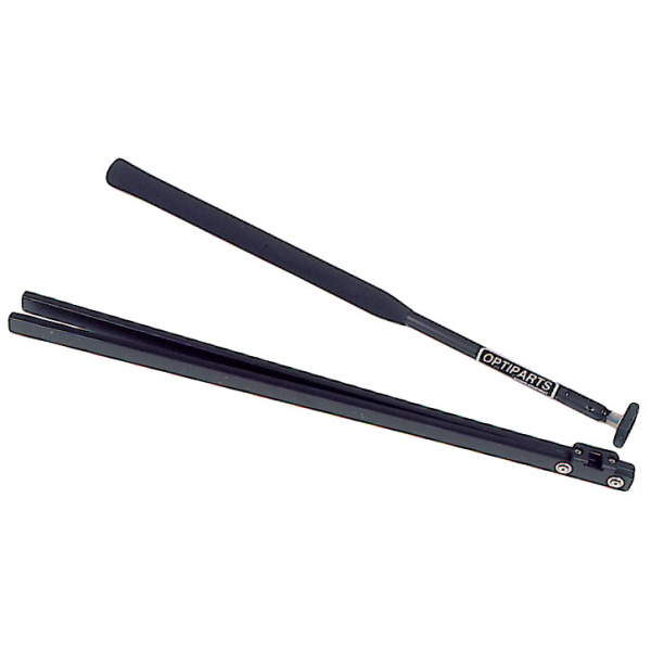 Optiparts Aluminium-Pinne mit Ausleger und Gelenk Optiparts Aluminium-Pinne mit Ausleger und Gelenk