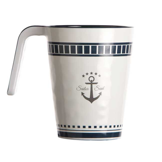 Marine Business Henkelbecher "Sailor Soul" Melamin Ø 8,4 cm, Höhe 10,5 cm, stapelbar