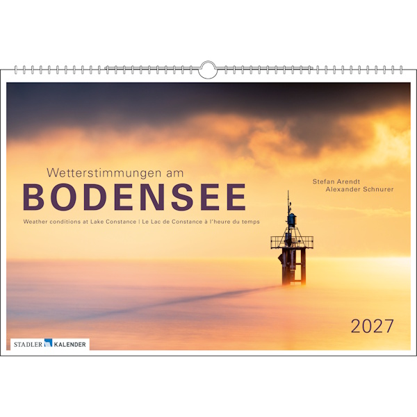 Wetterstimmungen am Bodensee - Stadler Kalender 2027 48 x 33 cm