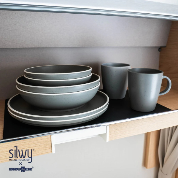 Silwy@ Geschirrset Dolomit hellgrau 11-teilig Silwy@ Geschirrset Dolomit hellgrau 11-teilig