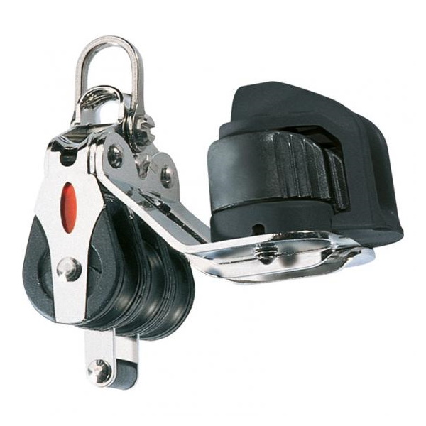 Ronstan Serie 20 Dreifachblock mit Hundsfott und Klemme Ronstan Serie 20 Dreifachblock mit Hundsfott und Klemme