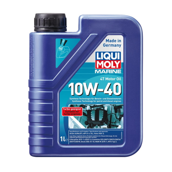 LIQUI MOLY Marine Motor Oil 4T Motor Oil 10 W-40 LIQUI MOLY Marine Motor Oil 4T Motor Oil 10 W-40