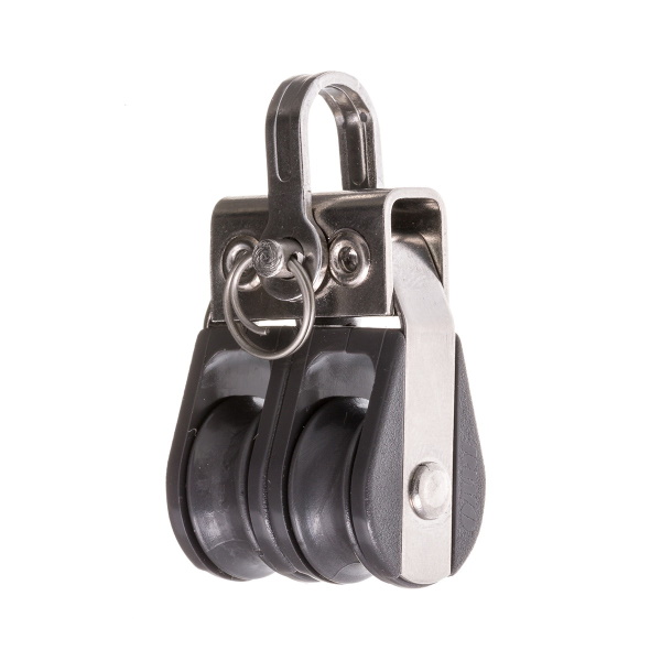 RWO Doppelblock R7111, Rolle Ø 19 mm, Tau-Ø 6 mm RWO Doppelblock R7111, Rolle Ø 19 mm, Tau-Ø 6 mm