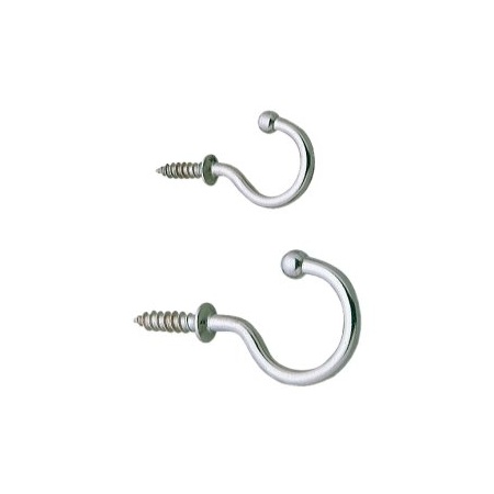 Haken rund 32 mm, Edelstahl Haken rund 32 mm, Edelstahl