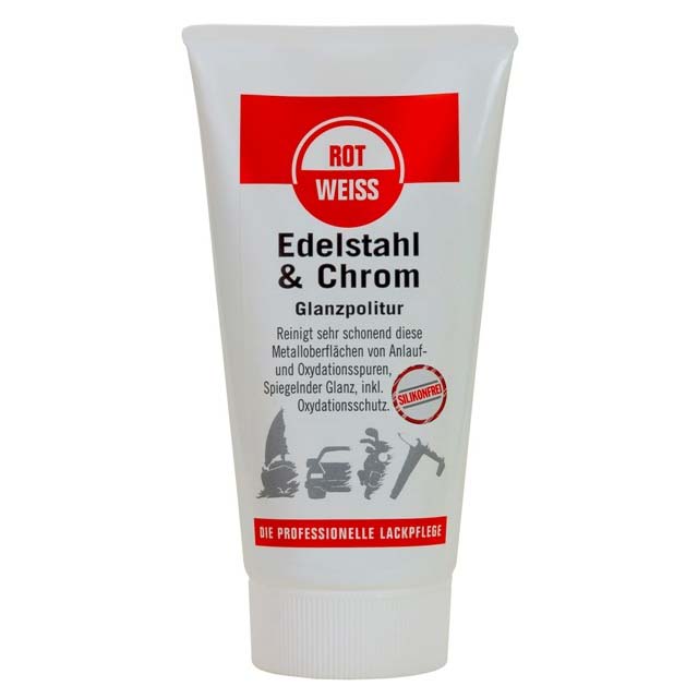 ROTWEISS - Edelstahl&Chrom Glanzpolitur 150 ml ROTWEISS - Edelstahl&Chrom Glanzpolitur 150 ml