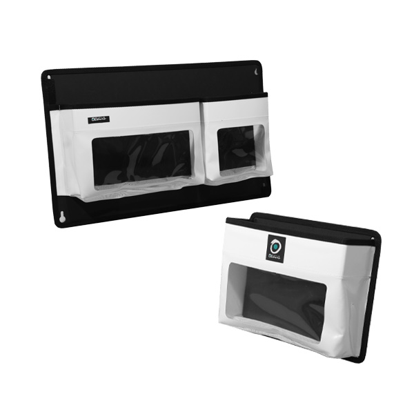 Outils Oceans 2-fach Cockpittasche, weiß Outils Oceans 2-fach Cockpittasche, weiß