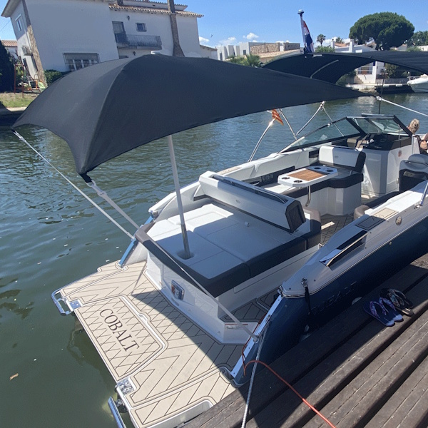 Bootssonnenschirm Sunny Boy, blau 190 x 230 cm