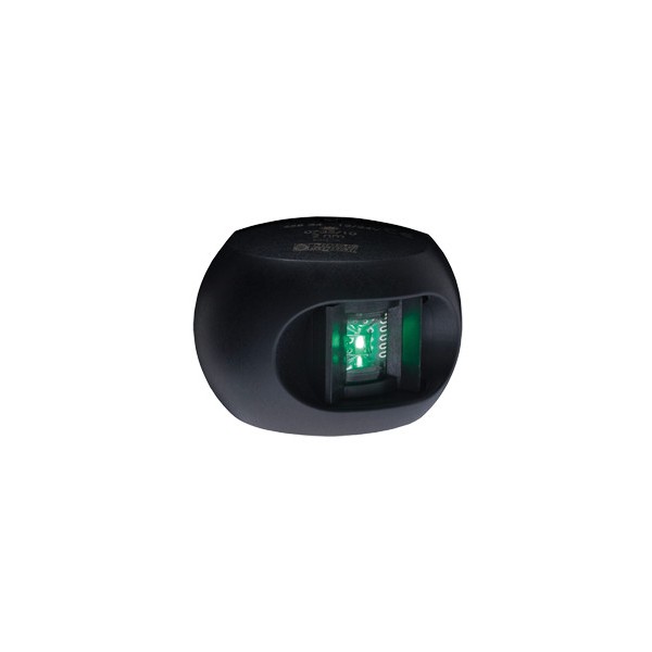 Aqua Signal 34 LED-Steuerbordlaterne schwarz 12/24 V Aqua Signal 34 LED-Steuerbordlaterne schwarz 12/24 V