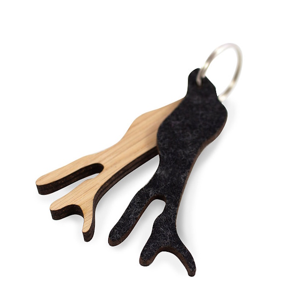 Seesucht Schlüsselanhänger "Bodensee" anthrazit