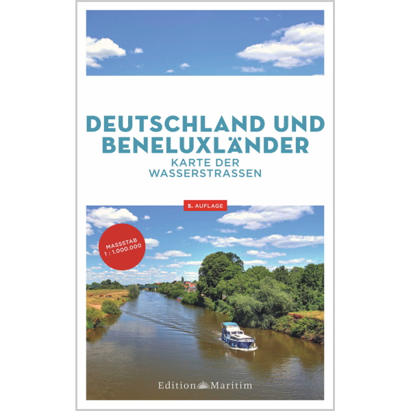 Deutschland und Beneluxländer - Karte der Wasserstraßen Deutschland und Beneluxländer - Karte der Wasserstraßen
