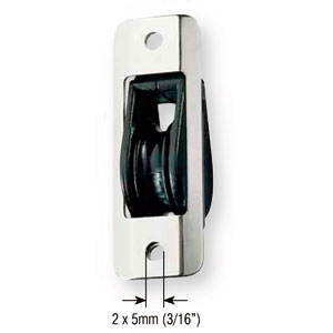 Ronstan Einlassblock mit Deckplatte 30mm Ronstan Einlassblock mit Deckplatte 30mm