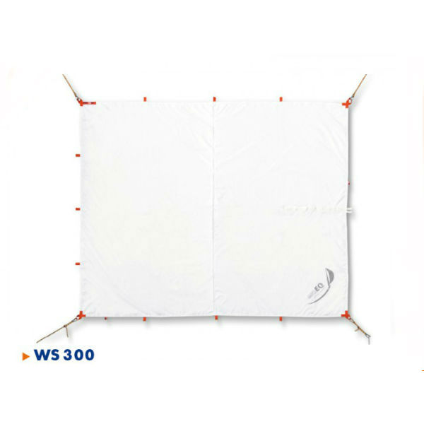 seaEQ Sonnensegel Quattro weiss, 2,6 x 3 m, wasserdicht