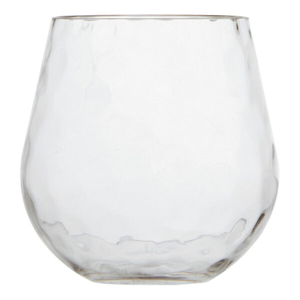 Marine Business Wasserglas "Party" Hammerschlag-Design