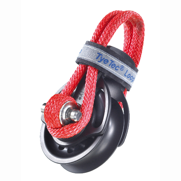 TyeTec® Loop Einzelblock "Very high Load" mit Hochlast-Gleitlager 37 mm kurzer Loop TyeTec® Loop Einzelblock "Very high Load" mit Hochlast-Gleitlager 37 mm kurzer Loop