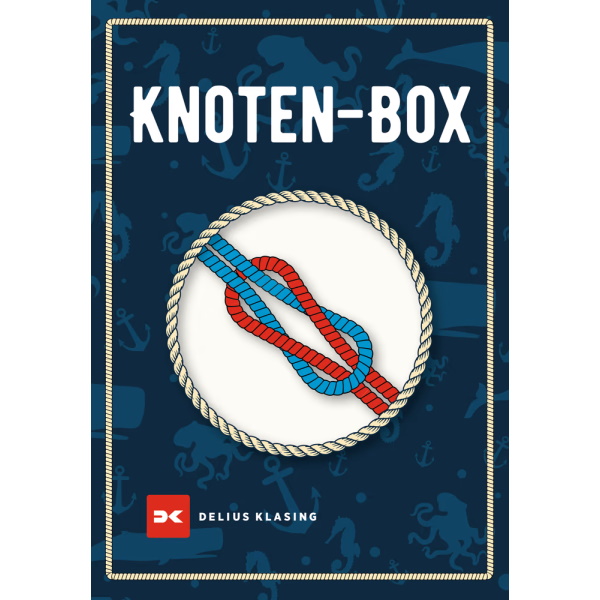 Knoten-Box mit Ring, Leinen und Anleitung