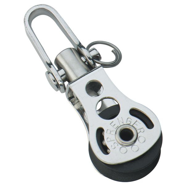 HS Micro XS Einfachblock mit Wirbel 6mm HS Micro XS Einfachblock mit Wirbel 6mm