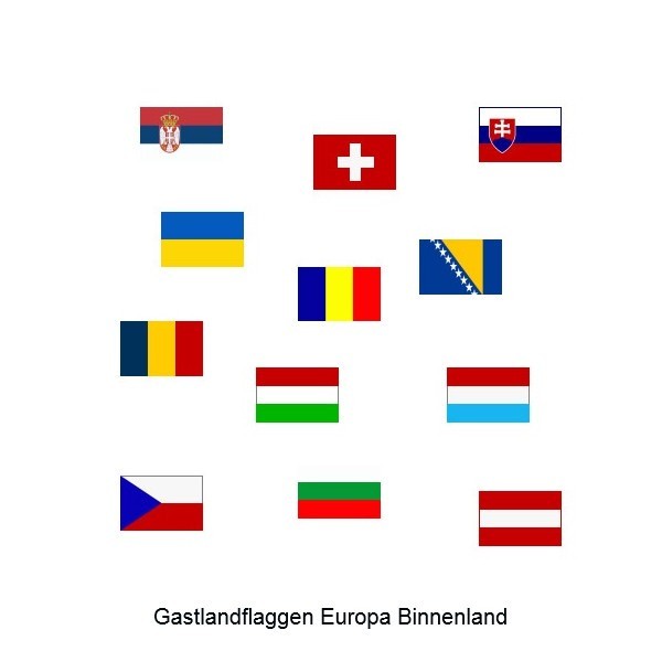 Gastlandflagge Österreich 40 x 60 cm Gastlandflagge Österreich 40 x 60 cm