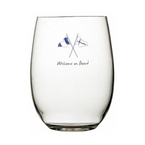 Bierglas "Welcome on Board"