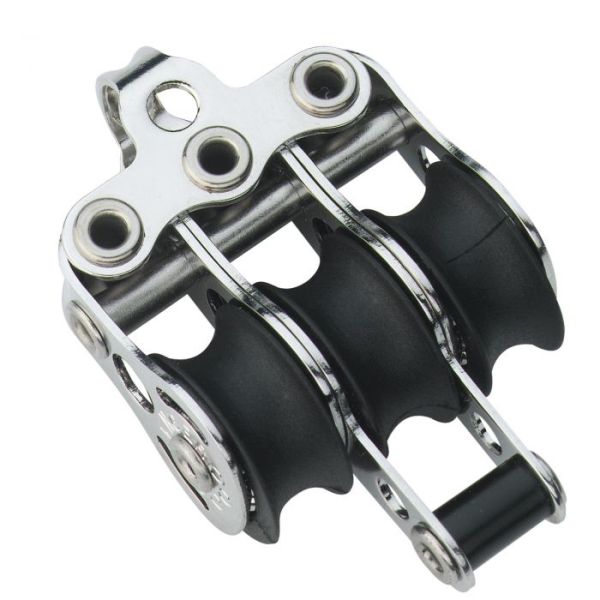 HS Micro XS Dreifachblock mit Hundsfott 6 mm HS Micro XS Dreifachblock mit Hundsfott 6 mm