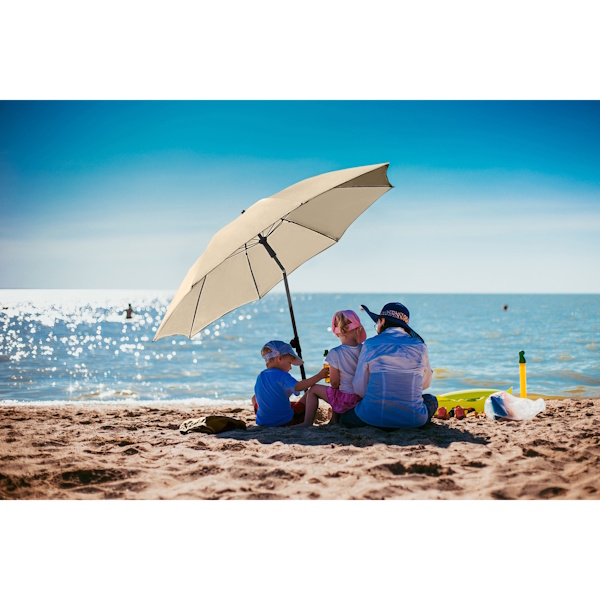 Fare Sonnenschirm Ø 200 cm natur UPF 50+