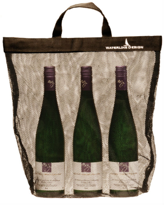 Netztasche, zum Kühlen von Getränken Netztasche, zum Kühlen von Getränken