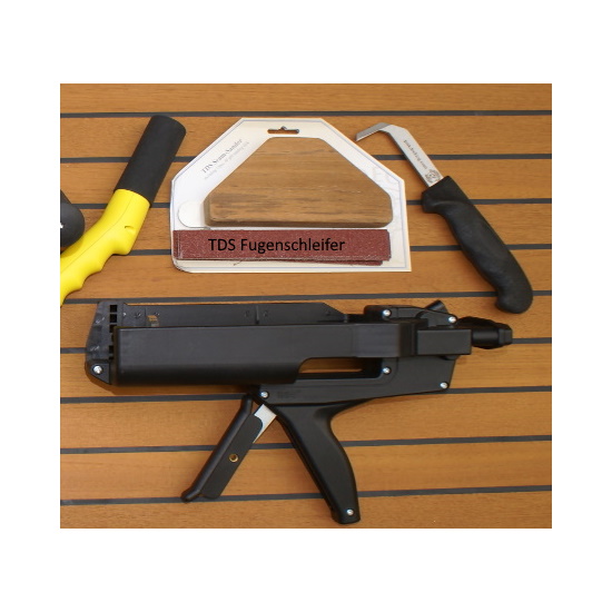 TDS Fugenschleifer (Seam Sander) mit Schleifpapier TDS Fugenschleifer (Seam Sander) mit Schleifpapier