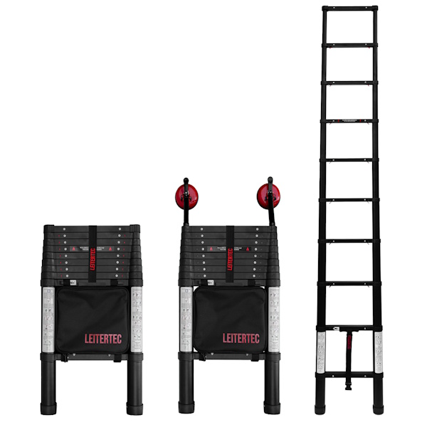 Leitertec Teleskopleiter 2,90 m incl. Leitertec System
