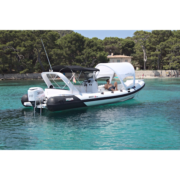 Decktent Bimini weiß Gr. S