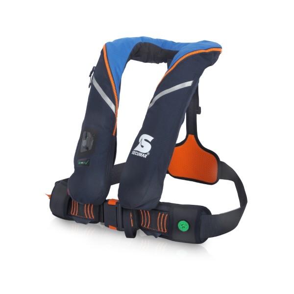 SECUMAR Automatikrettungsweste Survival, 220N, blau/orange