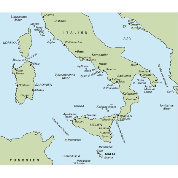 Küstenhandbuch Italien, Rod Heikell, Ventimiglia - Brindisi, mit Sardinien, Sizilien und Malta