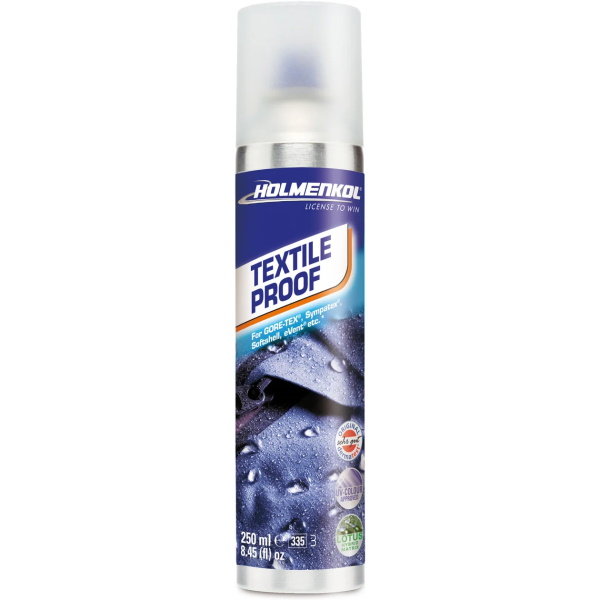 Holmenkol Imprägnierspray Textile Proof + Aktive, 250 ml Holmenkol Imprägnierspray Textile Proof + Aktive, 250 ml