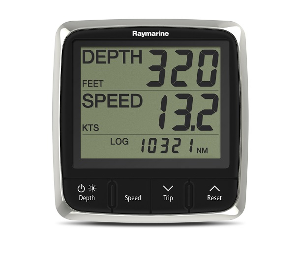 Raymarine i50 Tridata System, mit Duchbruchgebern P120 Log/Temperatur und P19 Lot Raymarine i50 Tridata System, mit Duchbruchgebern P120 Log/Temperatur und P19 Lot